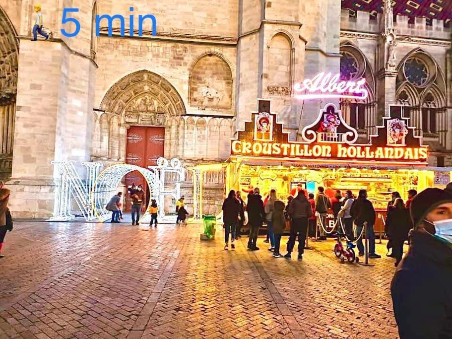 Le Led Room,Centre Ville Place De Parking Gratuite سين المظهر الخارجي الصورة